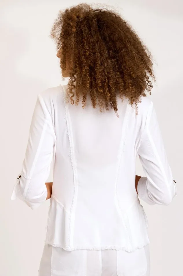Raphael Blazer White Clothing XCVI Jackets