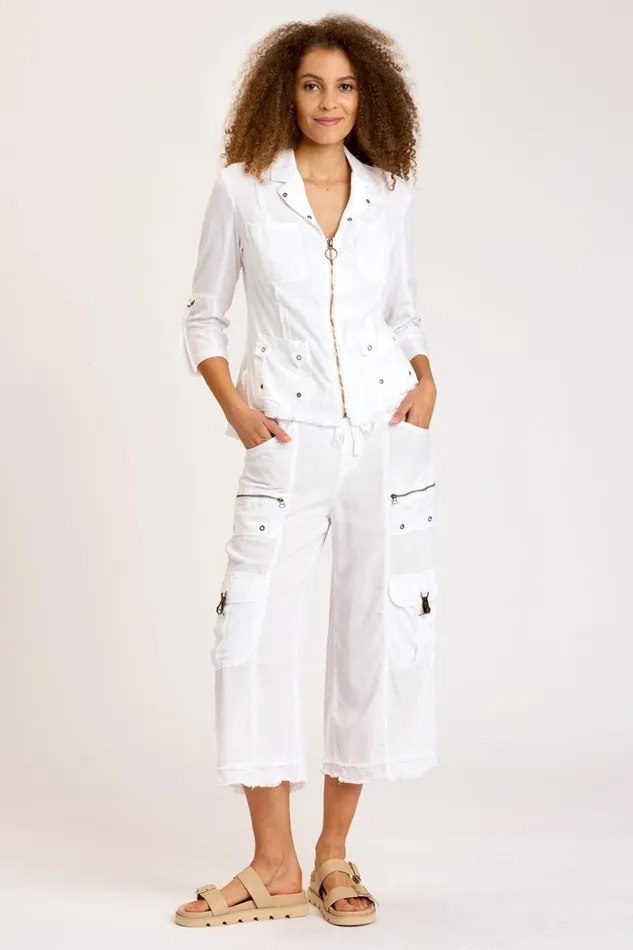 Raphael Blazer White Clothing XCVI Jackets
