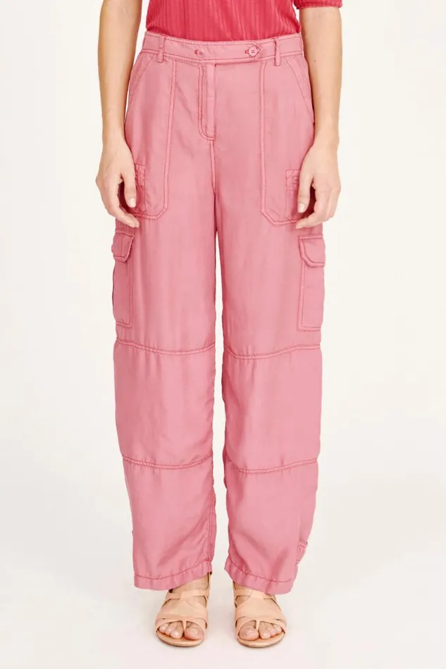 Raquel Allegra Bottoms Women Rasberry Wilshire Pant