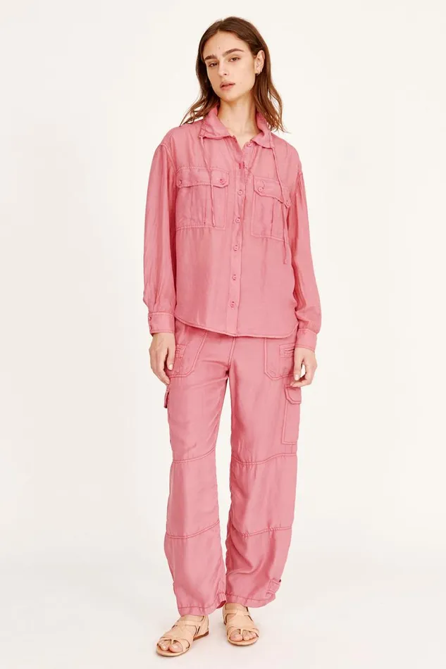 Raquel Allegra Bottoms Women Rasberry Wilshire Pant