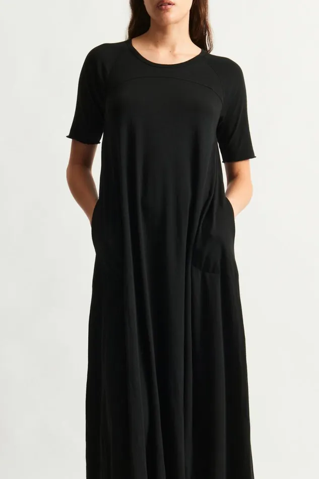 Raquel Allegra Dresses Women Black Bantu Maxi Dress