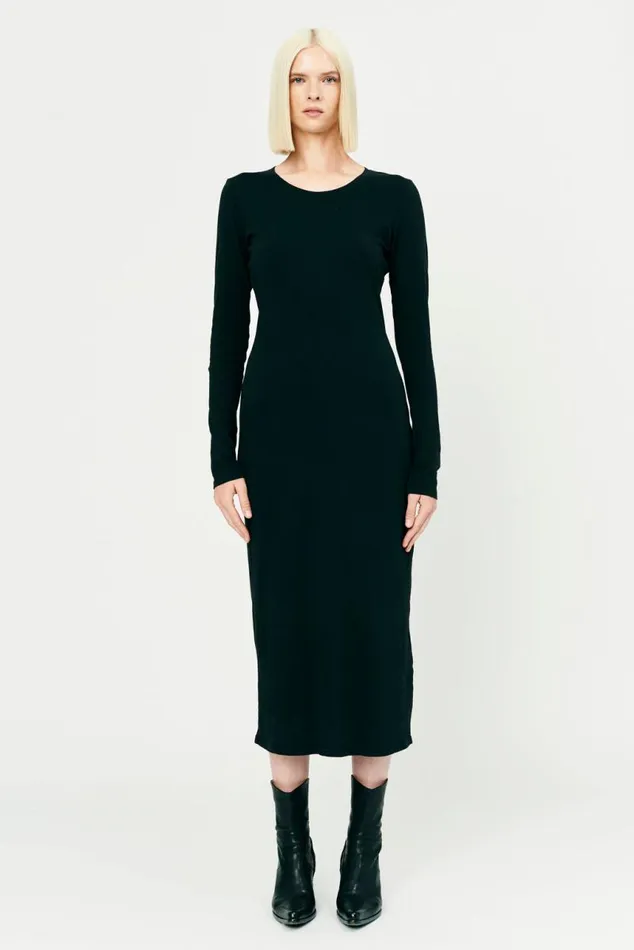 Raquel Allegra Dresses Women Black Jerry Dress
