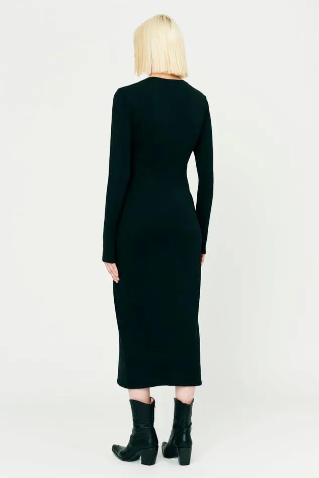 Raquel Allegra Dresses Women Black Jerry Dress Raquel Allegra Dresses Women Black Jerry Dress