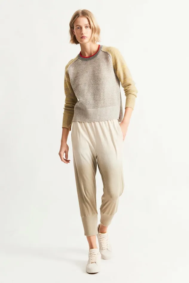Raquel Allegra Dresses Women Concrete Cashmere Lilith Sweater