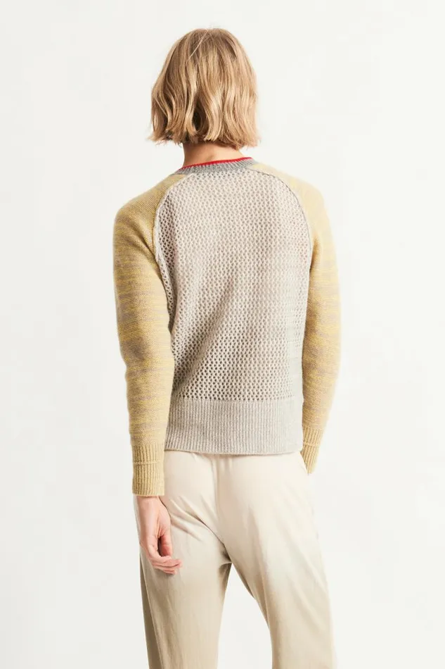 Raquel Allegra Dresses Women Concrete Cashmere Lilith Sweater