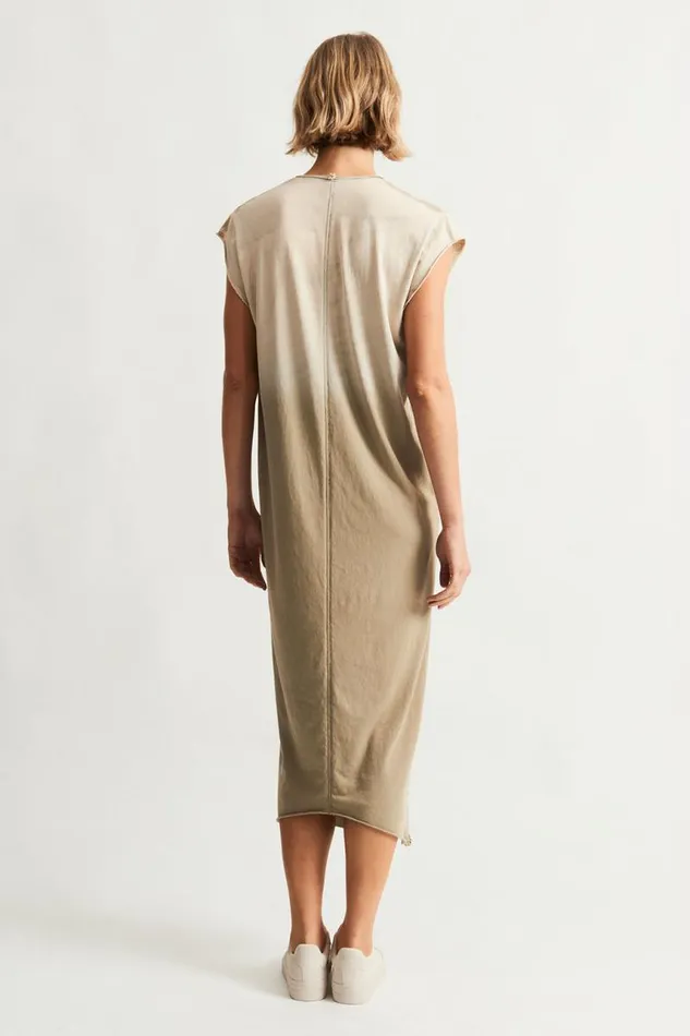 Raquel Allegra Dresses Women Faded Sand Cocoon Dress