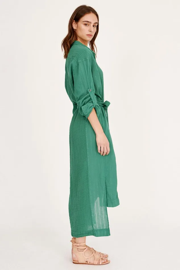 Raquel Allegra Dresses Women Gauze Jade Los Feliz Dress