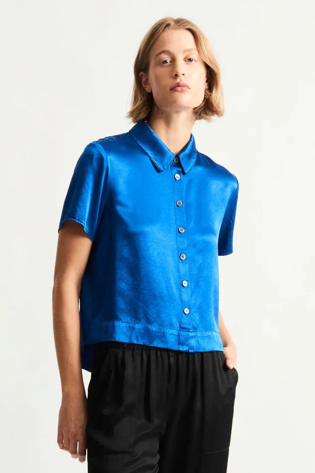 Raquel Allegra Jackets Women Lapis Calista Blouse