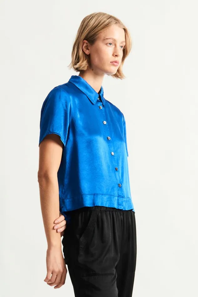 Raquel Allegra Jackets Women Lapis Calista Blouse