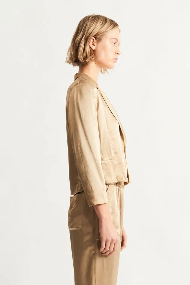Raquel Allegra Jackets Women Sand Avalon Jacket