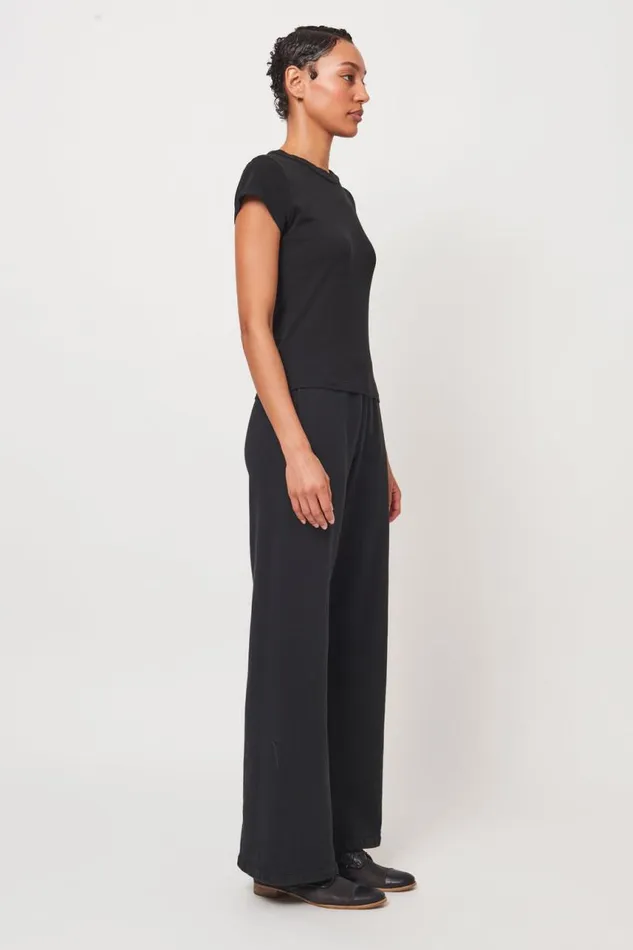 Raquel Allegra TShirts Women Black Liv Tee