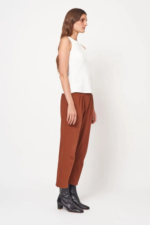 Raquel Allegra TShirts Women Washed White Leigh Tank Top