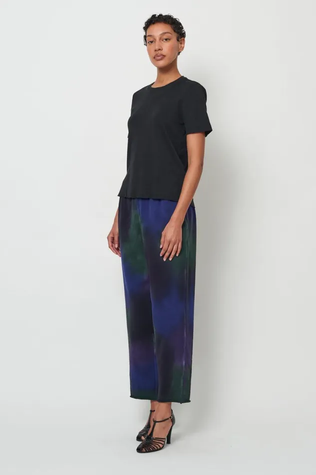 Raquel Allegra Tops Women Black Boy Tee