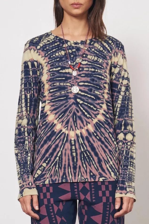 Raquel Allegra Tops Women Jasper And Navy Tilda Tee