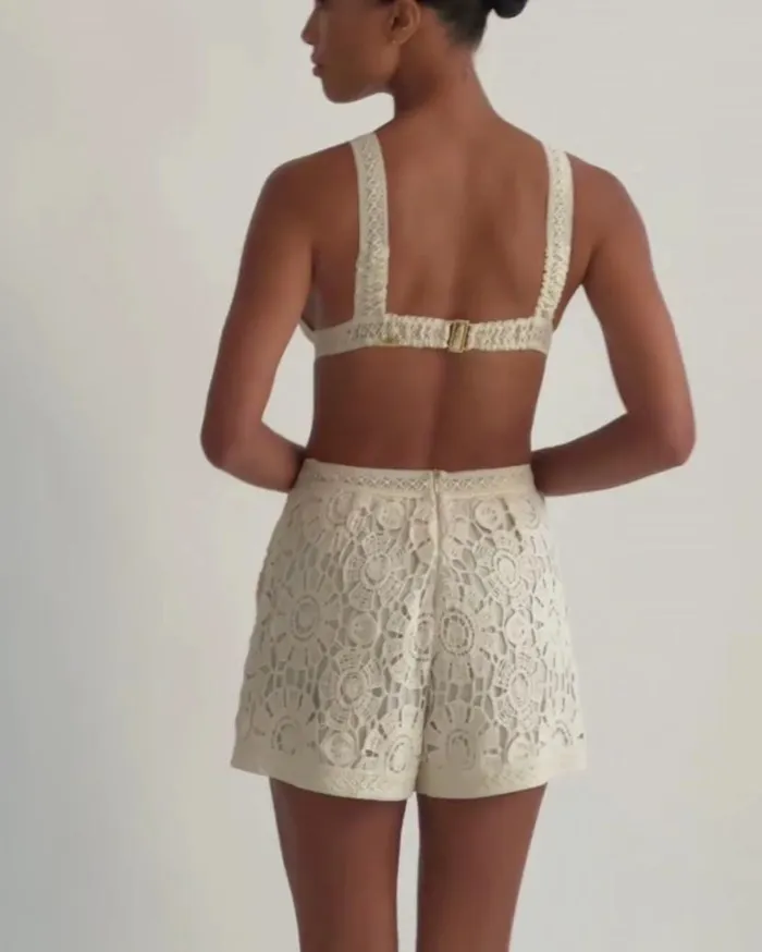 Ready To Wear Crochet Bralette PatBO Matching Sets