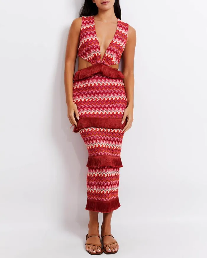 Ready To Wear Crochet Cutout Maxi Dress X Harrods FINAL SALE PatBO Dresses and Jumpsuits Ready To Wear Crochet Cutout Maxi Dress X Harrods FINAL SALE PatBO Dresses and Jumpsuits