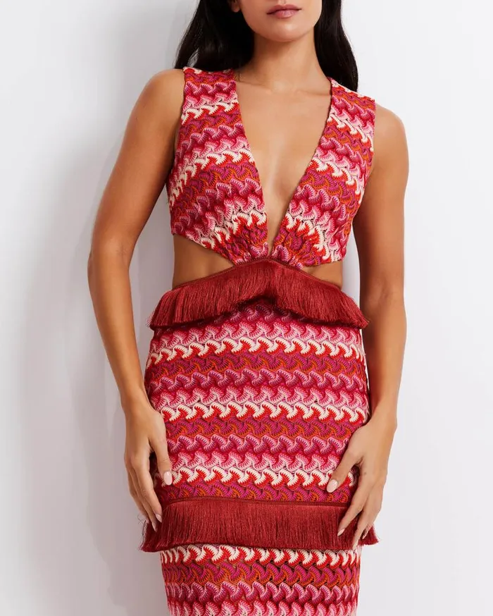Ready To Wear Crochet Cutout Maxi Dress X Harrods FINAL SALE PatBO Dresses and Jumpsuits