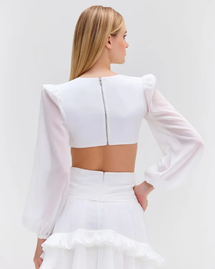 Ready To Wear DEEPV CUTOUT MINI DRESS PatBO Dresses and Jumpsuits
