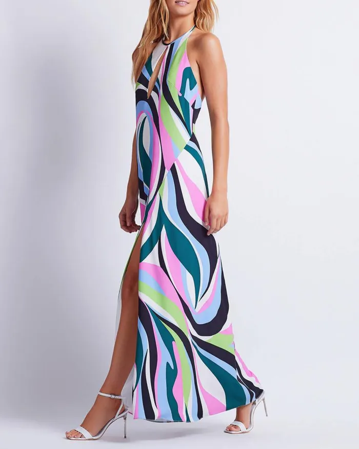 Ready To Wear DELOS KEYHOLE MAXI DRESS FINAL SALE PatBO Dresses and Jumpsuits Ready To Wear DELOS KEYHOLE MAXI DRESS FINAL SALE PatBO Dresses and Jumpsuits