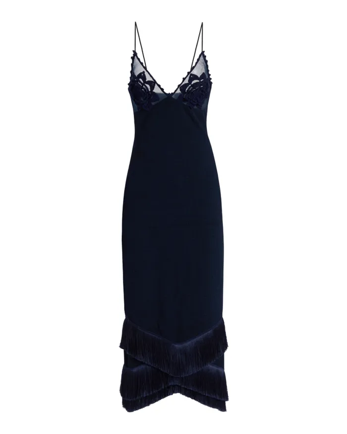 Ready To Wear Embroidered Crochet Midi Dress FINAL SALE PatBO Dresses and Jumpsuits