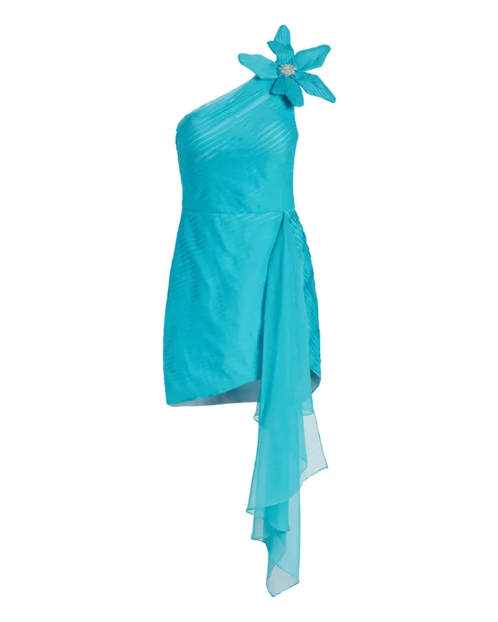 Ready To Wear Flower Appliqu Mini Dress FINAL SALE PatBO Dresses and Jumpsuits