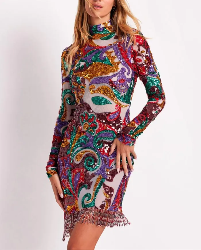 Ready To Wear HandBeaded Daydreamer Mini Dress FINAL SALE PatBO Dresses and Jumpsuits Ready To Wear HandBeaded Daydreamer Mini Dress FINAL SALE PatBO Dresses and Jumpsuits
