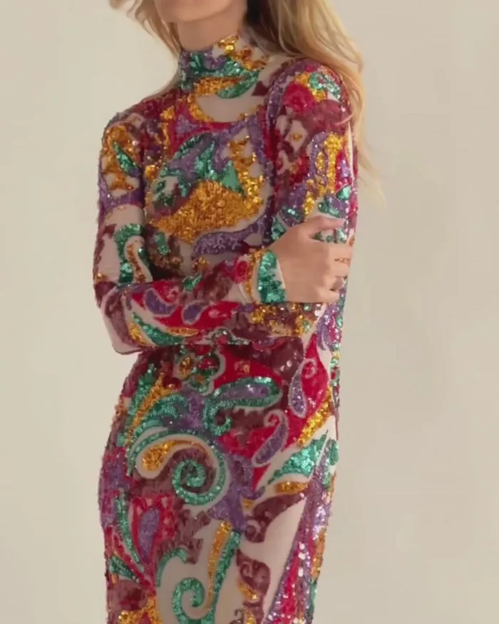 Ready To Wear HandBeaded Daydreamer Mini Dress FINAL SALE PatBO Dresses and Jumpsuits
