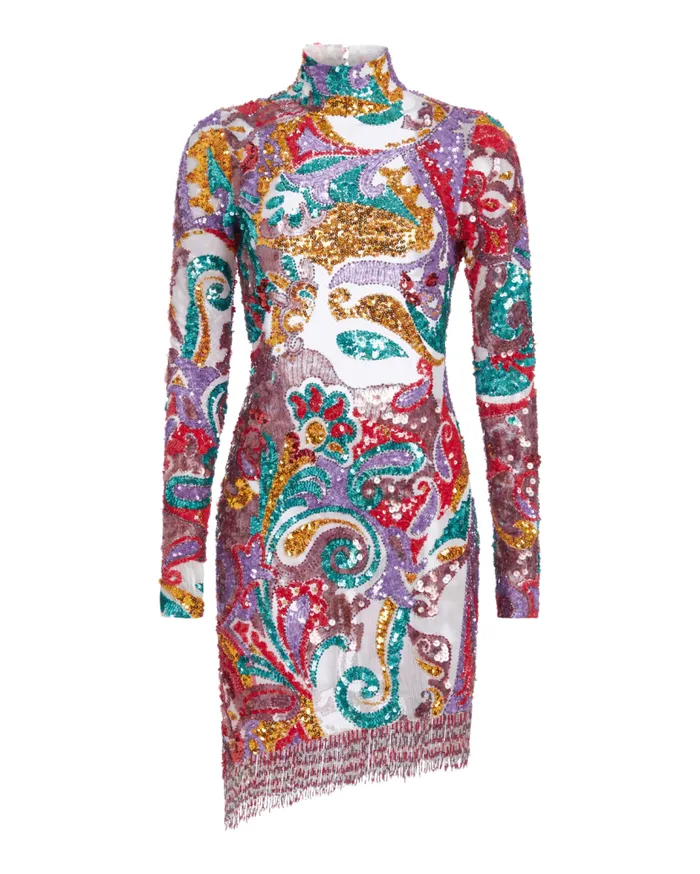 Ready To Wear HandBeaded Daydreamer Mini Dress FINAL SALE PatBO Dresses and Jumpsuits