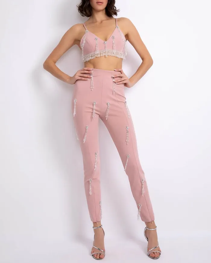 Ready To Wear HandBeaded Legging FINAL SALE PatBO Bottoms