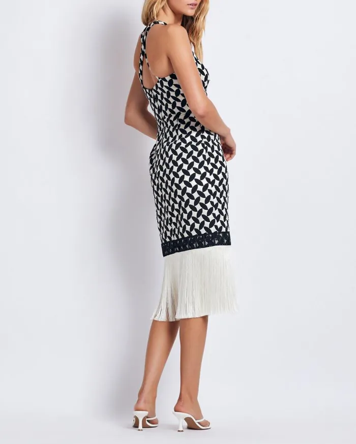 Ready To Wear JACQUARD FITTED MIDI DRESS FINAL SALE PatBO Dresses and Jumpsuits