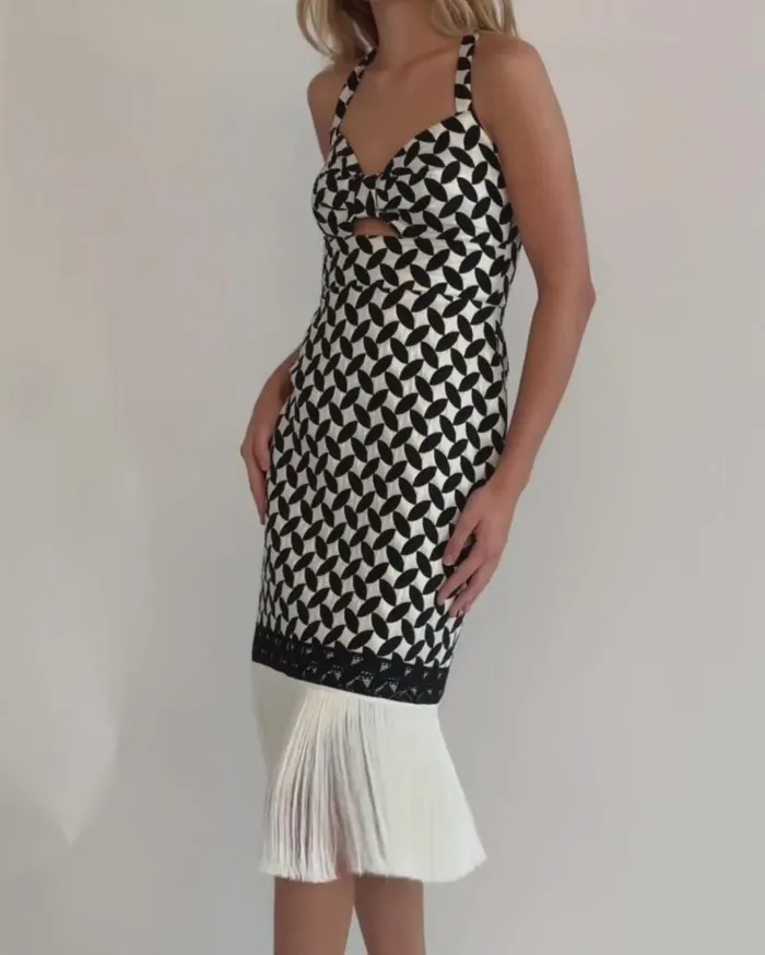 Ready To Wear JACQUARD FITTED MIDI DRESS FINAL SALE PatBO Dresses and Jumpsuits