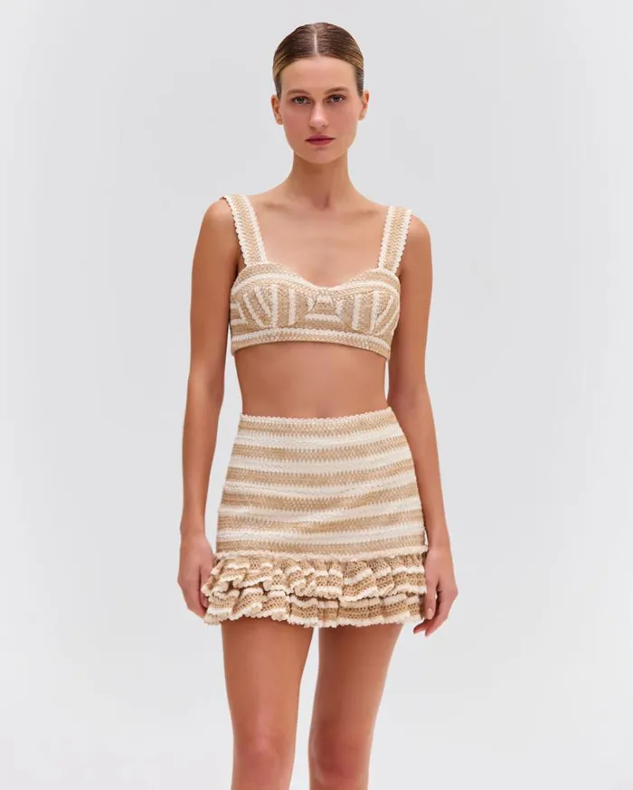 Ready To Wear JUTE MINI SKORT PatBO Bottoms