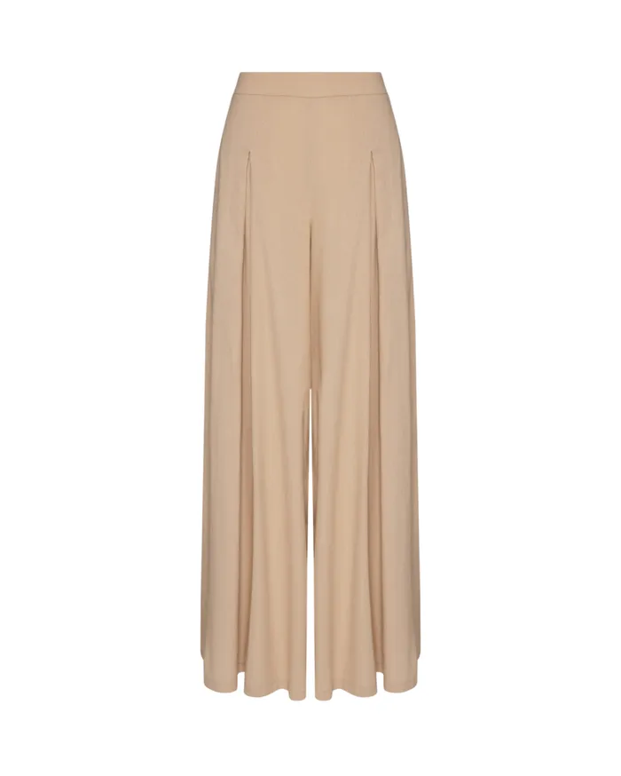 Ready To Wear Linen Wide Leg Pant PatBO Bottoms