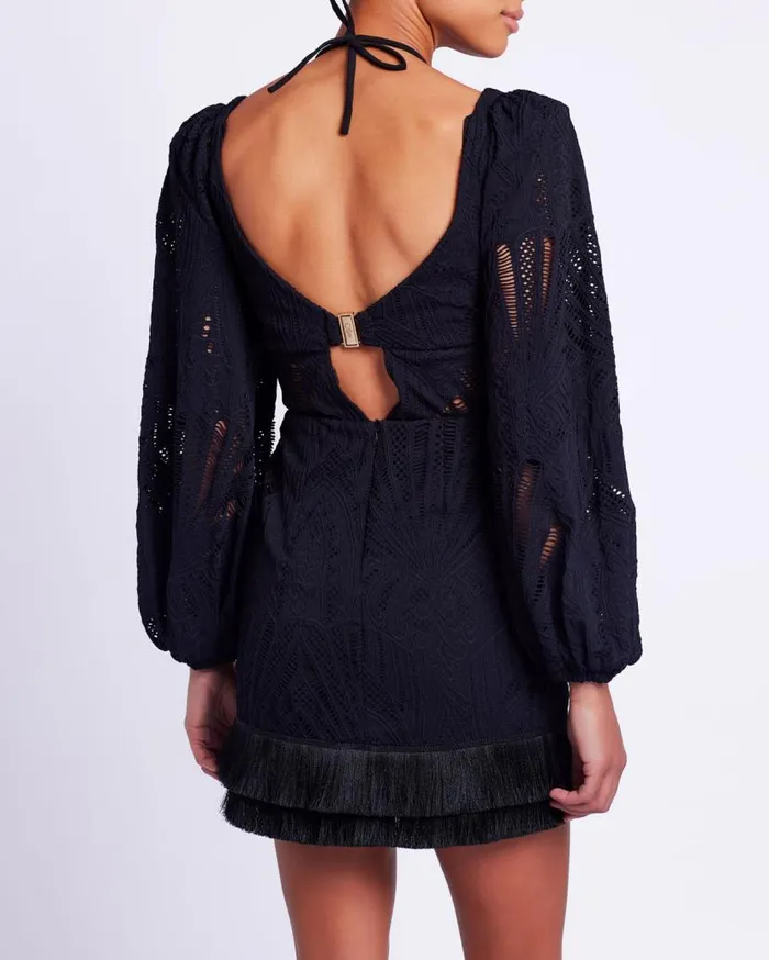 Ready To Wear Long Sleeve Lace Mini Dress FINAL SALE PatBO Dresses and Jumpsuits