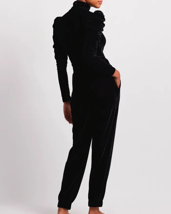 Ready To Wear Luxe Velvet Jogger FINAL SALE PatBO Bottoms