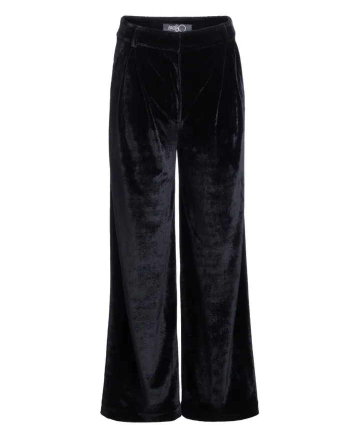 Ready To Wear Luxe Velvet Trouser FINAL SALE PatBO Bottoms
