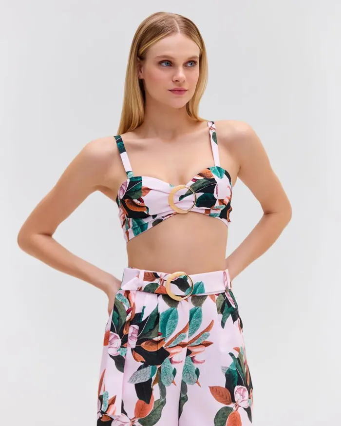 Ready To Wear Magnolia Bralette Top PatBO Tops and Bodysuits