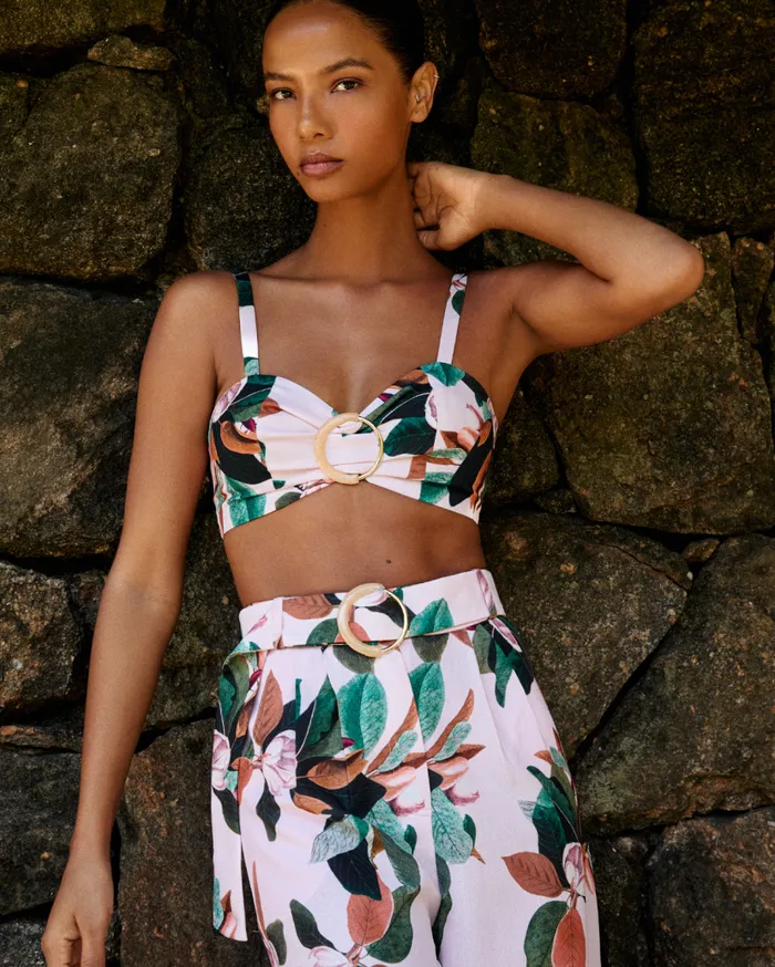 Ready To Wear Magnolia Bralette Top PatBO Tops and Bodysuits
