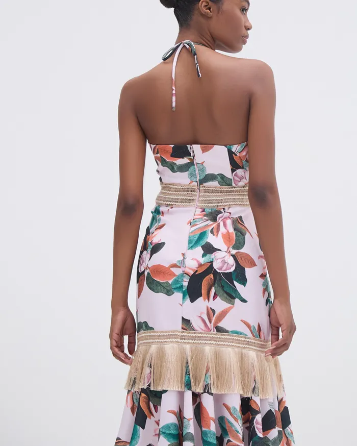 Ready To Wear Magnolia Fitted Midi Dress PatBO Dresses and Jumpsuits