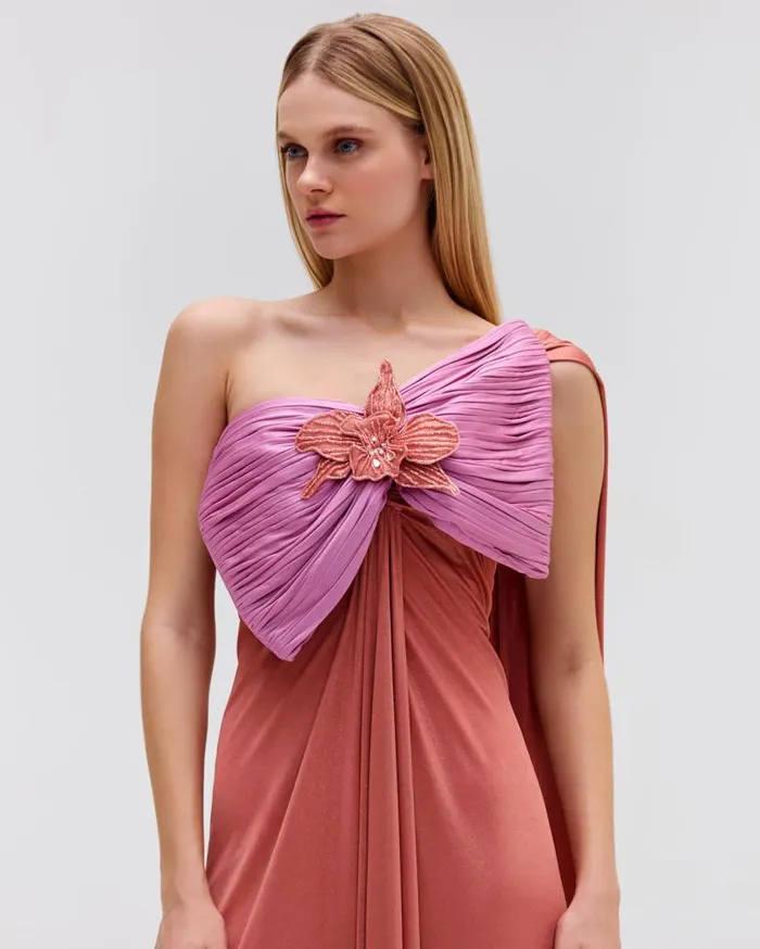 Ready To Wear Metallic Jersey One Shoulder Maxi Dress RUNWAY PatBO Dresses and Jumpsuits Ready To Wear Metallic Jersey One Shoulder Maxi Dress RUNWAY PatBO Dresses and Jumpsuits