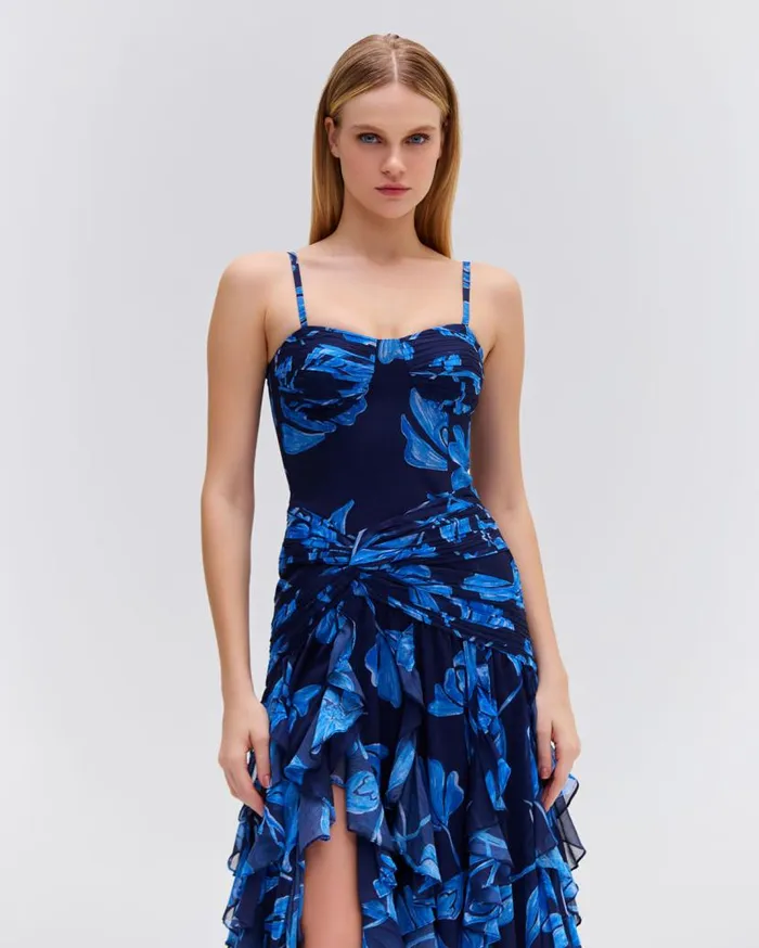 Ready To Wear NIGHTFLOWER BUSTIER MAXI DRESS FINAL SALE PatBO Dresses and Jumpsuits