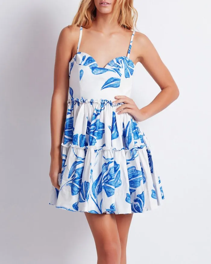 Ready To Wear Nightflower Cotton Mini Dress FINAL SALE PatBO Dresses and Jumpsuits