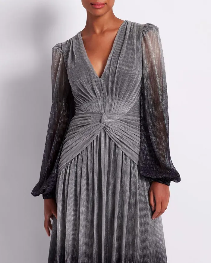 Ready To Wear OMBRE LUREX PLUNGE GOWN FINAL SALE PatBO Dresses and Jumpsuits