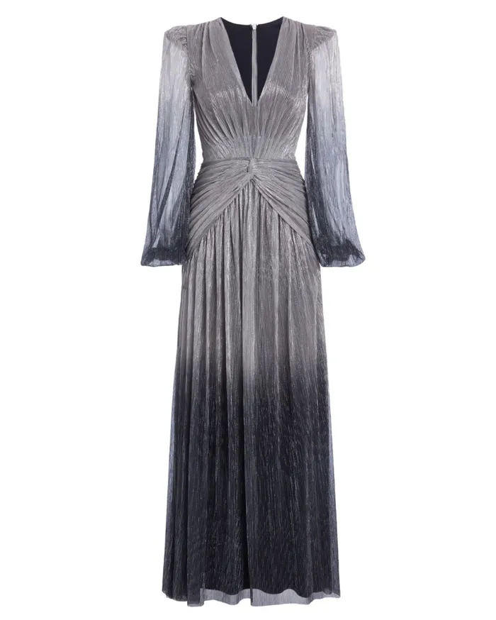 Ready To Wear OMBRE LUREX PLUNGE GOWN FINAL SALE PatBO Dresses and Jumpsuits