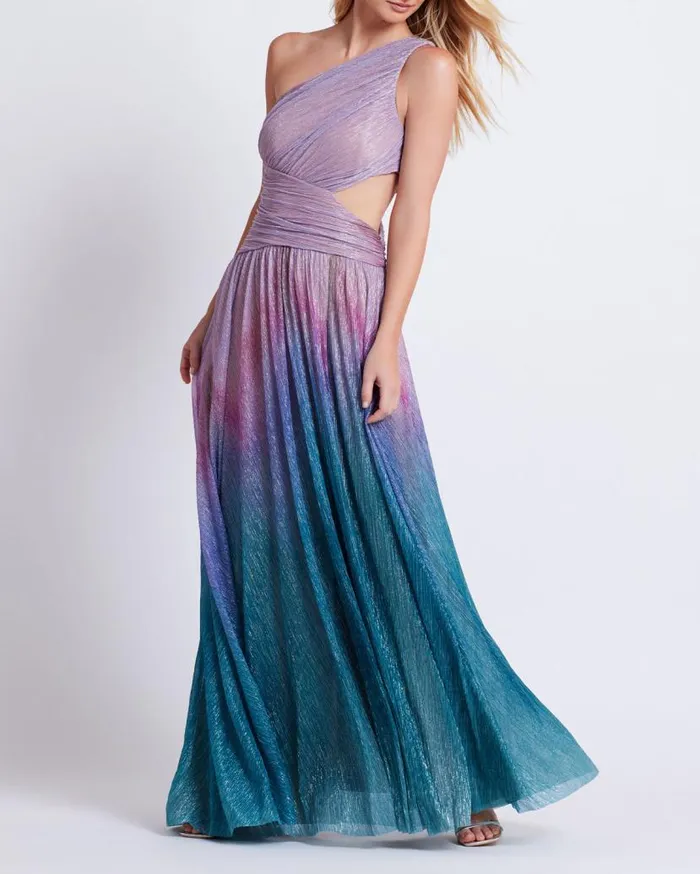 Ready To Wear OMBRE ONE SHOULDER MAXI DRESS FINAL SALE PatBO Dresses and Jumpsuits