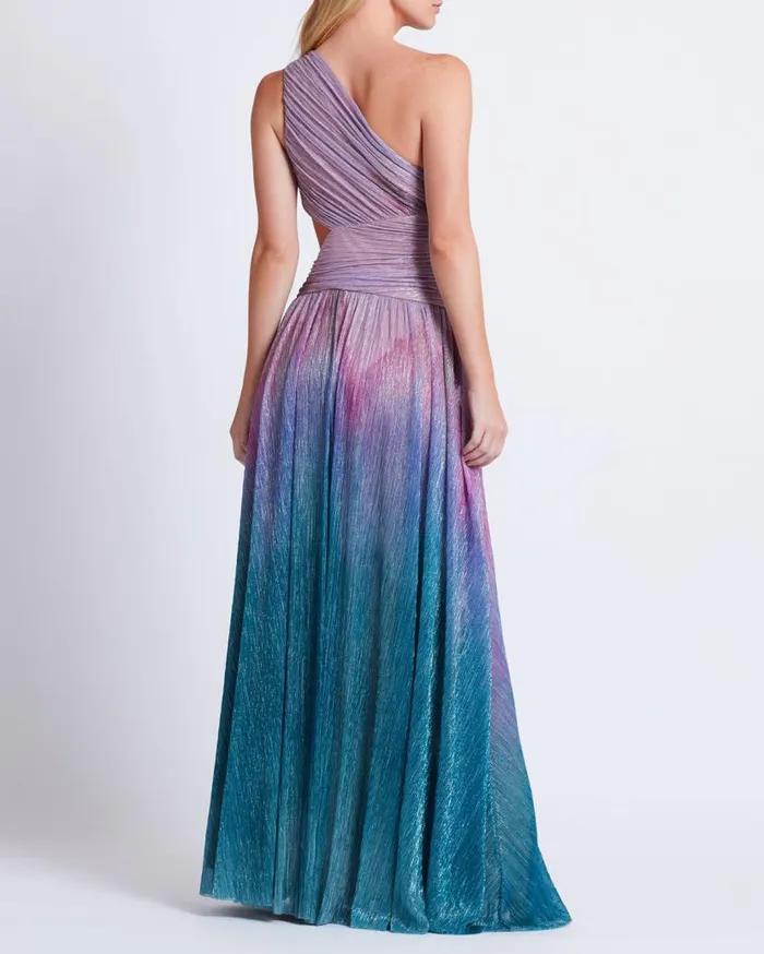 Ready To Wear OMBRE ONE SHOULDER MAXI DRESS FINAL SALE PatBO Dresses and Jumpsuits