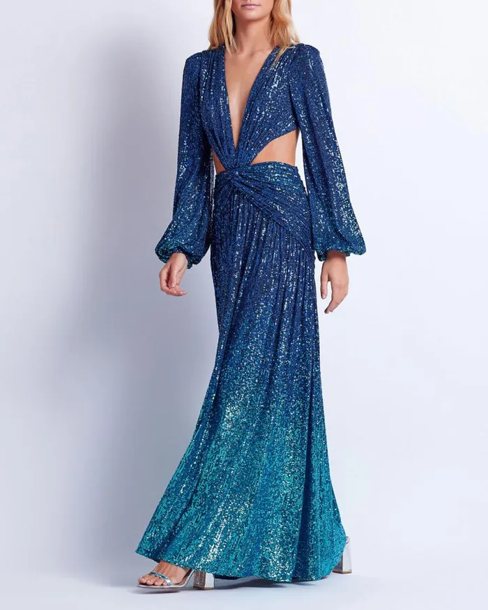 Ready To Wear OMBRE SEQUIN GOWN FINAL SALE PatBO Dresses and Jumpsuits
