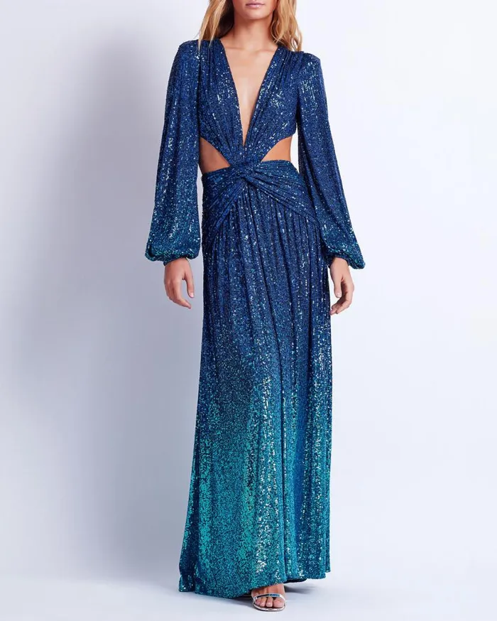 Ready To Wear OMBRE SEQUIN GOWN FINAL SALE PatBO Dresses and Jumpsuits