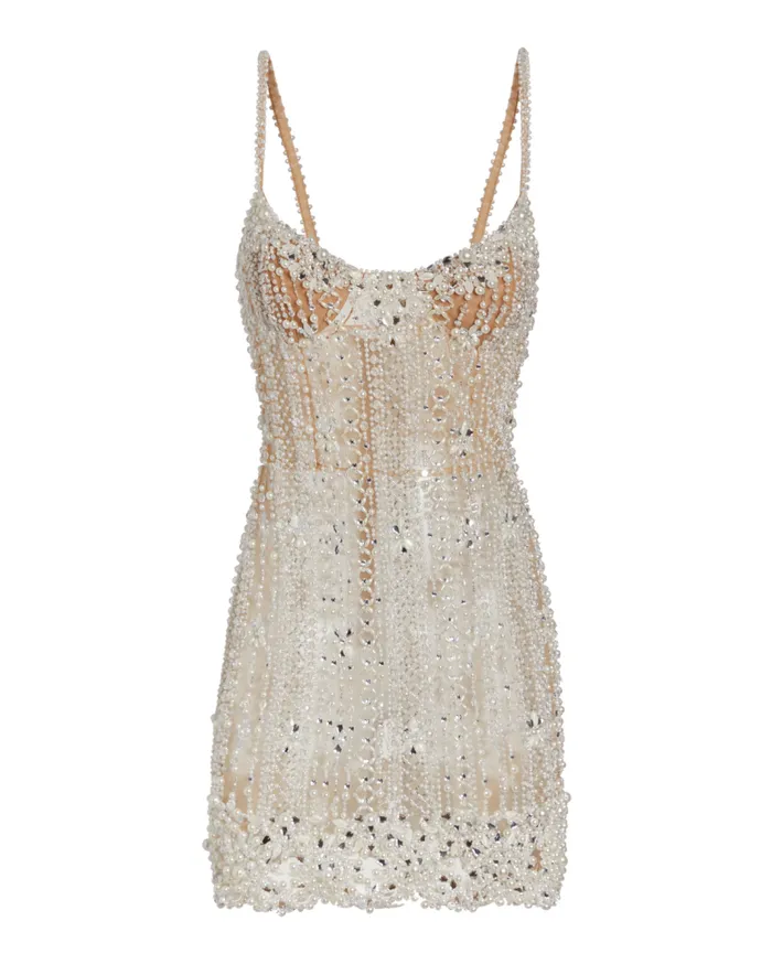 Ready To Wear PearlBeaded Cocktail Dress FINAL SALE PatBO Dresses and Jumpsuits