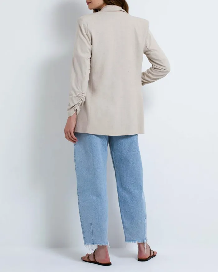 Ready To Wear Seashell Beaded Boyfriend Blazer FINAL SALE PatBO Jackets